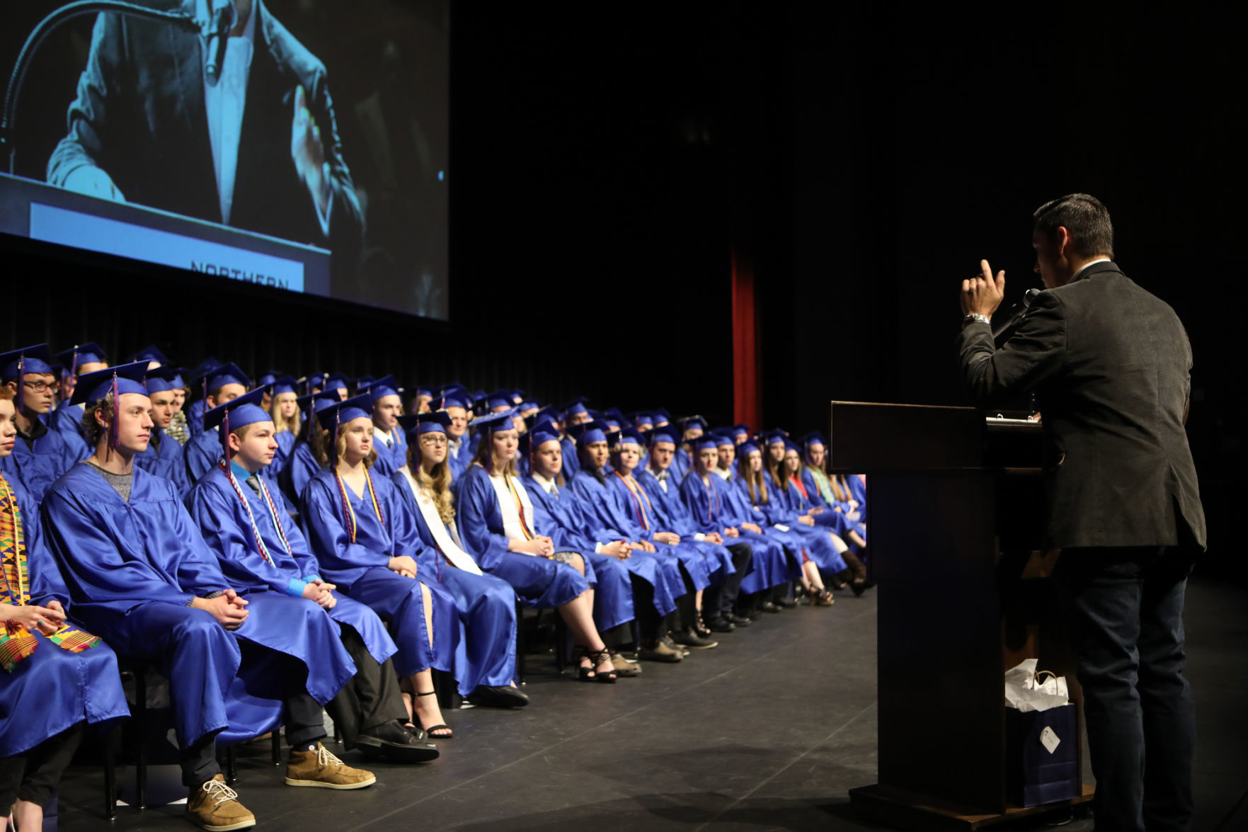 Turning To The Graduates